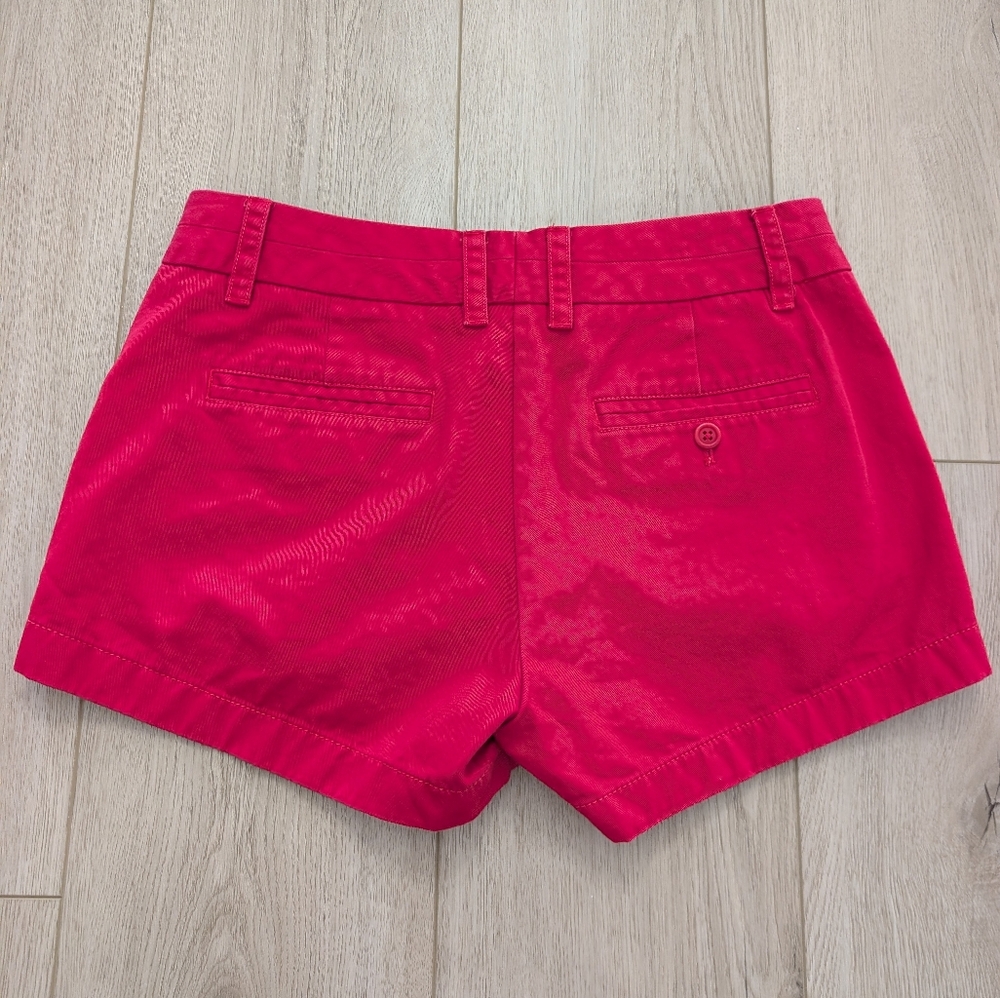J.Crew Women's Chino Shorts Red 3" Inseam - Picture 5 of 10
